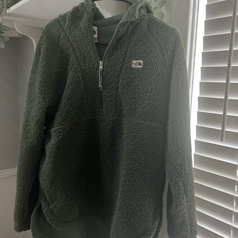 The North Face Green Fleece Pullover